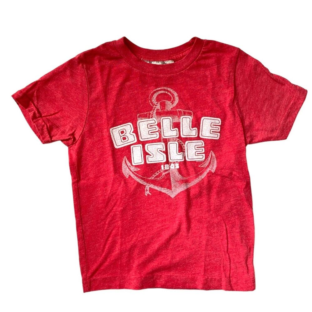 DETROIT T-Shirt BELLE ISLE Pure Detroit Michigan Kids Size XS 4-5 Spirit Detroit